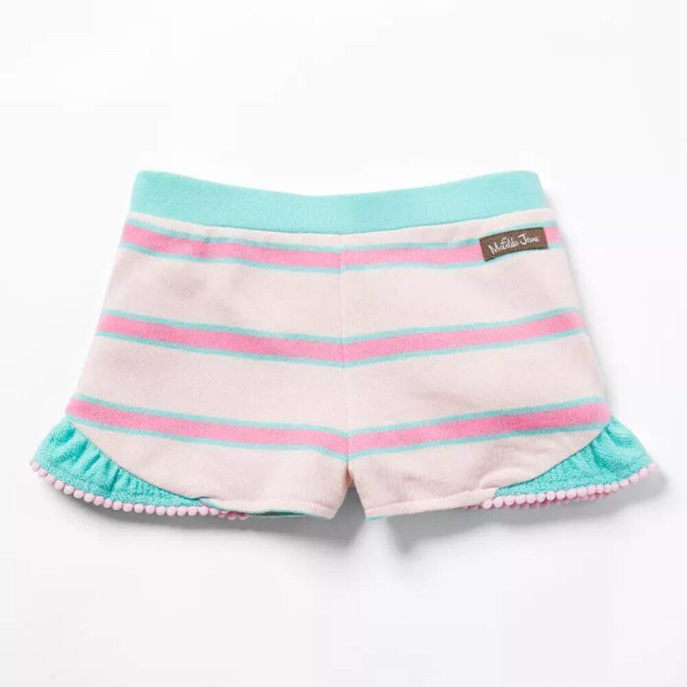MATILDA JANE  Enchanted Garden Ruffle Party Terry Shorts Girl's size 6